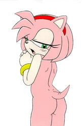 amy_rose beige_skin color female female_only fur furry furry_bomb hedgehog pink_fur skin solo sonic_(series)