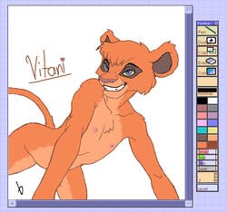 anthro blue_eyes cub disney furry naked nipples nude tagme the_lion_king the_lion_king_ii:_simba's_pride thirteeenth vitani