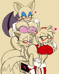 aged_up amy_rose ass ass_on_crotch bat bat_humanoid big_ass big_breasts big_butt big_ears blue_eyes blush bodysuit boob_hat breasts breasts_on_head bubble_butt chiropteran chiropteran_humanoid erinaceinae erinaceinae_humanoid erinaceomorph_humanoid fat_ass fat_butt female females footwear fox fox_humanoid gloves green_eyes handwear hedgehog hedgehog_humanoid huge_ass huge_breasts huge_butt item_box lap_dance large_ass large_breasts large_butt leather_wings looking_back male roga14 rouge_the_bat sega sex_toy smaller_male sonic_(series) striped_legwear striped_stockings tails teasing thick_ass thick_thighs thong twintails undressing vibrator wide_hips wings