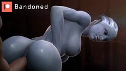 1boy 1girls 3d anal anal_penetration animated anus asari ass bandoned bioware blender blue_skin erection female huge_ass human human_penetrating liara_t'soni male mass_effect no_sound nude penetration penis pussy sex video