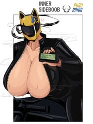 1girls anger_vein angry big_boobs big_breasts blush_lines blushing blushing_at_viewer boobs breasts celty_sturluson cleavage cleavage_cutout cleavage_overflow durarara!! female female_only helmet helmet_only huge_boobs huge_breasts large_boobs large_breasts massive_breasts motorcycle motorcycle_helmet phone ruru-raida solo steam steaming_body steamy sweat sweatdrop sweating sweaty sweaty_breasts unzipped venus_body