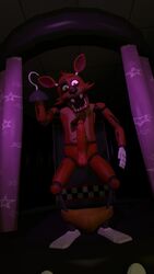 1boy 2019 3d animatronic anthro anthro_only balls black_nose canid canine cock curtains eyepatch eyewear fetish five_nights_at_freddy's fnaf fox foxy_(fnaf) front_view fur furry furry_only garry's_mod gay green_eyes half-closed_eyes hook hook_hand humanoid_penis living_machine looking_at_viewer male male_only mammal pants pants_down penis pirate red_balls red_body red_penis robot robotic_arm robotic_legs scottgames sharp_teeth size_play slayerthefox115 smile smiling smiling_at_viewer solo solo_male tagme