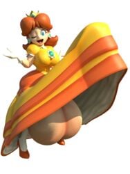 princess daisy from mario (series) by shocking (artist)