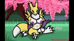 abs animated areola areola_slip areolae ass belly belly_button big_breasts blinking blue_eyes breasts canine cherry_blossom cherry_blossoms detailed_background digimon dominant_female dominant_feral eyes_closed eyes_half_open female female_focus female_only first_person_view fox fox_ears fox_girl furry furry_ass furry_breasts furry_only furry_tail grass hand_on_ground hand_on_hip hands_on_thighs invitation inviting inviting_to_sex japan japanese japanese_text kitsune kitsuneon_romantic lake large_breasts leaf leaves looking_at_viewer love mountain mp4 music nature nature_background nipple_bulge nipples nipples_visible_through_clothing perspective pixel_art pixelated relaxing renamon romance romantic sleeves sound swimsuit tail tail_wagging tall_grass taunting text text_box text_bubble text_focus toes toes_scrunch toes_spread training tree video vulpine whip white_belly wood yellow_fur yin_yang