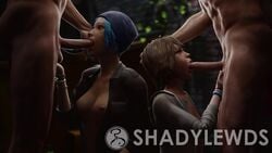 2boys 2girls 3d 4k alley animated areolae ball_fondling beanie big_penis bisexual blowjob blue_eyes blue_hair breasts brown_hair chloe_price cupping_balls drooling dyed_hair face_fucking facefuck faceless_male fellatio female female_focus hand_on_another's_head huge_cock human irrumatio large_penis life_is_strange light-skinned_female light-skinned_male male max_caulfield muscular_male nipples no_sound oral penis saliva shadylewds video