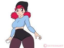 1girls animated ass cassidy_(saymanart) favorite female female_only large_ass light-skinned_female light_skin panties saymanart thick_ass thick_thighs twintails underwear video vinyl_(saymanart) wide_hips