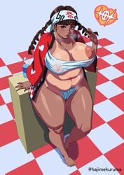 1girls big_breasts boobs breasts busty chubby curvaceous curvy curvy_body curvy_female curvy_figure female female_focus hajimekuruma huge_breasts large_breasts original original_character plump thick_thighs thighs voluptuous