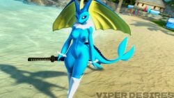 16:9 2023 3d_(artwork) anthro areola artist_name beak big_ears blue_areola blue_body blue_ears blue_fin blue_fur blue_nipples blue_tail breasts digital_media_(artwork) eeveelution fan_character female female_anthro fur generation_1_pokemon generation_4_pokemon genitals humanoid_genitalia humanoid_pussy hybrid long_ears looking_at_viewer lopunny mammal medium_breasts melee_weapon multicolored_body multicolored_ears multicolored_eyes multicolored_fur multicolored_tail narrowed_eyes nintendo nipples nude nude_anthro nude_female outside palm_tree plant pokemon pokemon_(species) purple_sclera pussy rock samurai_sword sand sea seaside seductive signature solo sword tail text tree vaporeon viper-desires warfare_vaporunny water watermark weapon white_body white_eyes white_fur widescreen yellow_fin yellow_inner_ear