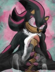 absurd_res angry anthro bodily_fluids claws colored cum cum_on_feet de_volt duo ejaculation eulipotyphlan feet foot_fetish foot_focus foot_play footjob foreskin genital_fluids genitals hedgehog hi_res male male/male mammal paws penile penis sega sex shadow shadow_the_hedgehog sketch solo_focus sonic_the_hedgehog_(series) toe_claws