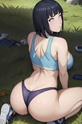 ai_generated ass big_ass big_breasts drawing_scl fanart fanart_from_twitter hyuuga_hinata naruto naruto_shippuden nice_ass shorthair twitter_link