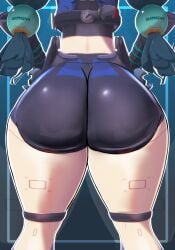 1girls 3d ass ass_focus big_ass bottom_heavy bubble_butt dat_ass fat_ass female female_only hands_on_hips huge_ass large_ass massive_ass png police policewoman qingyi_(zenless_zone_zero) robot robot_girl sala3d solo thick_ass thick_thighs wide_hips zenless_zone_zero