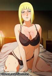 1girls ai_generated ass bare_legs bare_thighs big_ass big_breasts blue_eyes blunt_bangs bob_cut bra breasts busty cineracea eyelashes female female_only hotel hotel_room huge_ass huge_breasts large_ass large_breasts legwear light-skinned_female light_skin lingerie milf naruto naruto_(series) naruto_shippuden nude paipan pale-skinned_female pale_skin panties patreon_username pinup presenting presenting_breasts round_ass samui shiny shiny_hair shiny_skin short_hair skin_tight solo solo_focus thick_ass uncensored voluptuous watermark wide_hips