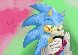 absurd_res anthro blue_body blue_fur clothing de_volt eulipotyphlan feet foot_fetish fur gloves green_eyes handwear heart_eyes heart_symbol hedgehog hi_res male male_only mammal musk musk_clouds sega smelly_shoes sniffing solo sonic_(series) sonic_the_hedgehog sonic_the_hedgehog_(series) steam stink_fumes worship