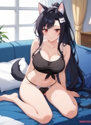 ai_assisted ai_generated anime azur_lane game shigure shigure_(azur_lane)