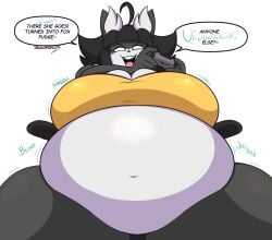 bbw big_ass big_breasts breasts bubble_butt dara_(dewwydartz) dewwydarts dewwydartz female furry huge_ass huge_breasts hyper_breasts overweight tagme thick_thighs vore wide_hips