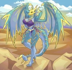 anthro bikini desert dragon female furry