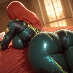 1girls ai_generated alternate_version_at_source animated ass ass_focus ass_shake big_breasts bodysuit breasts female female_only green_eyes hips huge_ass hypet indoors jean_grey light-skinned_female long_hair lying_on_bed marvel marvel_rivals on_bed phoenix phoenix_(marvel_rivals) phoenix_(x-men) red_hair shiny_skin solo suit tagme thick thick_ass thick_legs thick_thighs thighs tight_clothing tight_suit video video_game_character video_games wide_hips x-men