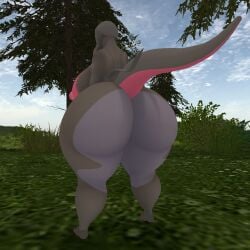 big_ass big_breasts breasts bubble_butt cleavage ferialexonar huge_ass huge_breasts nipples pokemon pokemon_(species) salazzle tagme thick_thighs wide_hips