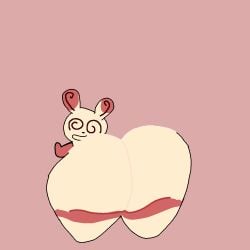 ambiguous_gender big_ass bjejeff bottom_heavy huge_ass pokemon pokemon_(species) spinda