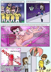 blue_balls comic fairy femdom girl_power handjob magical_girl orgasm_denial original soccer soccer_uniform tease torture