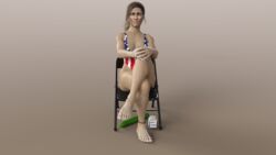 daz3d daz_studio jennifer_aniston sitting solo theredguy1