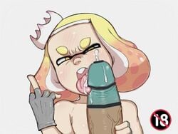 1futa 1girls angry blush censored cephalopod cephalopod_humanoid crown cum cum_in_mouth cum_on_face cum_on_penis cum_on_tongue dark-skinned_futanari dark_skin erection facial fellatio female female_focus fingerless_gloves futa_on_female futanari gloves hand_on_penis handjob humanoid inkling light-skinned_female light_skin marina_(splatoon) middle_finger nintendo nude nude_female nuranura-san open_mouth oral pale_skin pearl_(splatoon) penis simple_background solo_focus splatoon splatoon_2 squid squid_girl tagme tentacle tentacle_hair tongue tongue_out white_background yuri