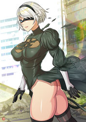yorha 2b from nier by redjet