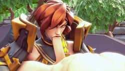 3d 3d_(artwork) angel angel_wings animated armored_dress blowjob brown_hair deepthroat eye_contact furia_(paladins) hcid mp4 no_sound paladins pov pov_eye_contact tagme video yellow_eyes