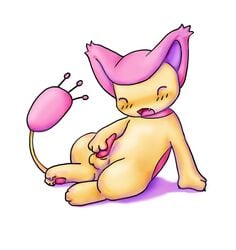 color feral male male_only masturbation nintendo nude penis pokemon simplepale skitty solo tagme toony