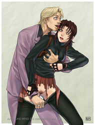 female azasuke azasuke black_lagoon censored chaka molestation revy