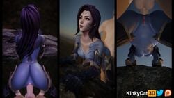 1boy 1girls 3d anal anal_penetration anal_sex animated female human human_penetrating kai'sa kinkykatt3d league_of_legends male male/female mp4 no_sound purple_hair sex stomach_bulge tagme video