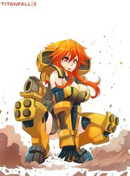 female rule_63 scorch_(titanfall) squatting titan titanfall unknown_artist