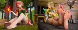 mythra from xenoblade (series) by necdaz91