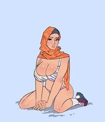 1girls bolapistarize female hijab solo solo_female