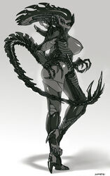 1girls alien alien_(franchise) alien_girl ass big_ass big_breasts big_butt breasts butt eyeless female female_only female_xenomorph full_body high_heels hips huge_breasts humanoid large_ass large_breasts large_butt lips no_eyes organic_high_heels solo solo_female standing thick thick_ass thick_lips thick_thighs thighs voluptuous wide_hips xenomorph zummeng