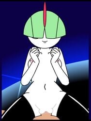 1boy 1girls ambiguous_gender animated cowgirl_position edit human minus8 mod music nude pokemon pokephilia pov ppppu ralts sex shorter_than_10_seconds shorter_than_30_seconds small_breasts sound synced_to_music tagme thighhighs third-party_edit vaginal_penetration video