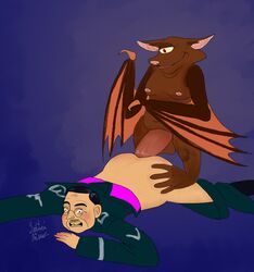 anthro bat demon gay human male male/male penis popobawa rapist rapist_real sex zlobniilelik