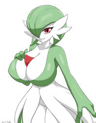 1girls anthro big_breasts breasts eyelashes female fully_clothed gardevoir huge_breasts nintendo pokémon_(species) pokemon pokemon_(species) pokemon_rse red_eyes soulkibble thick_thighs