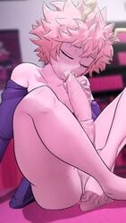 1futa 3d autofellatio balls big_penis breasts closed_eyes cum cum_in_mouth cum_in_own_mouth erection eyes_closed feet fellatio futa_only futanari greatb8 greatm8 horns long_penis masturbation mina_ashido my_hero_academia oral penis pink_hair pink_skin solo source_filmmaker stepping_on_balls toes