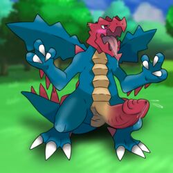 ahe_gao cum dragon druddigon pokémon_(species) pokemon