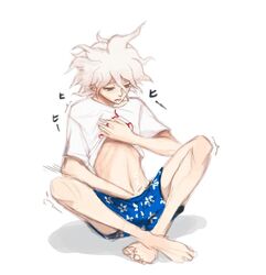 nagito komaeda from danganronpa by yndr4hope