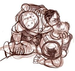 2boys adeptus_astartes armor bara big_penis blush brown_hair freckles garviel_loken gay imperium_of_man kissing male_focus mournival muscular muscular_male neck_grab penis penis_out power_armor sketch sketchy space_marine space_wolves syberfab tarik_torgaddon warhammer_(franchise) warhammer_40k yaoi