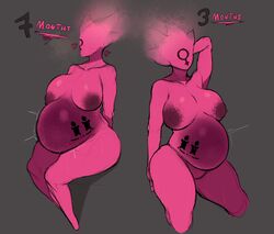 <3 1girls anthro areola argohazak big_areola big_breasts breasts colored dark_nipples faceless female female_only female_symbol fetal_movement hearts hips nipples novakid perky_breasts pink_body pregnancy_tally pregnant puffy_areola simple_background sitting small_nipples solo_female starbound thick_thighs thighs time_lapse trembling wide_hips