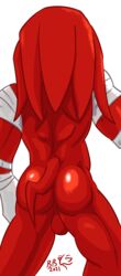 2021 alpha_channel anthro_only ass back_muscles backsack balls bandages big_arms big_legs big_muscles colored colored_lineart digital_drawing_(artwork) digital_media_(artwork) echidna facing_away gloves knuckles_the_echidna legs_spread light logo long_hair male_anthro male_only manly mostly_nude mostly_nude_male rear_view red_balls red_fur shaded signature small_tail solo sonic_(series) sonic_boom sonic_the_hedgehog_(series) standing tail_down thebigblackcod three-quarter_portrait transparent_background white_gloves