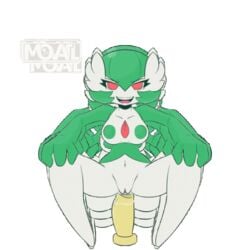 1girls anal animated anthro belly_bulge big_breasts dildo edit female gardevoir gif movailarts pokémon_(species) pokemon pokemon_(species) riding_dildo sex_toy stomach_bulge thick_thighs