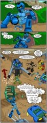 armor battle bionicle blue_body blue_skin comic disk embarrassed exposed_pussy improvised_sex_toy lego macku mask masturbation monster public_masturbation pussy pussy_juice robot robot_girl robot_humanoid spread_legs vagina xierra099 yellow_eyes