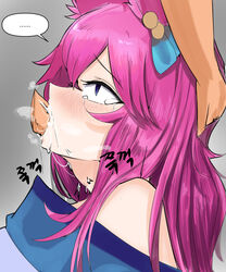 ... 1boy 1girls ahri animal_ears bare_shoulders blowjob blue_eyes blush circuit_(artist) clothed_female_nude_male clothing cum cum_drip cum_in_mouth cum_inside cum_string deepthroat drooling faceless_male fellatio female female_focus forced fox_ears hair_ornament head_grab heavy_breathing irrumatio kimono league_of_legends light-skinned_female light-skinned_male light_skin long_hair male oral penis pink_hair riot_games rolling_eyes saliva saliva_string side_view slobber sloppy speech_bubble spirit_blossom_ahri spirit_blossom_series steam steamy_breath tagme tears throat_bulge throat_fuck