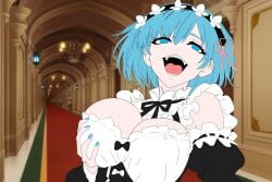 rem (re:zero) from re:zero kara hajimeru isekai seikatsu by proximal sketch