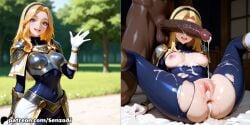 luxanna crownguard from league of legends by senzoai