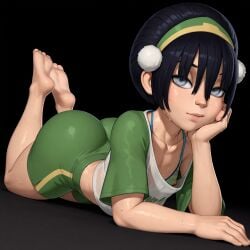 toph bei fong from avatar the last airbender by seagege